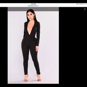Tuxedo Jumpsuit